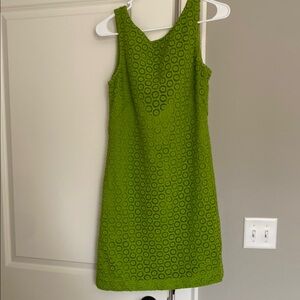 Elegant Green Lace Dress